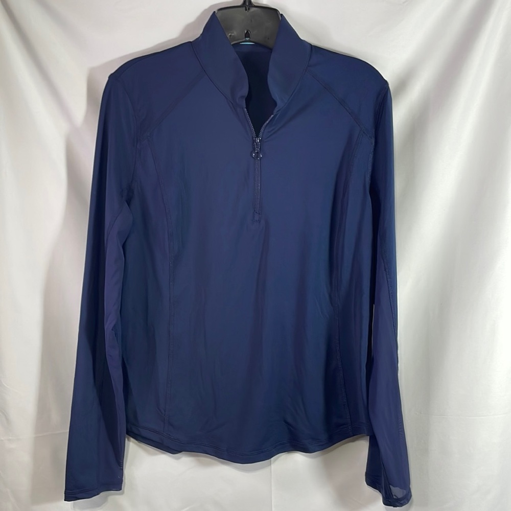 Women's Navy Long Sleeve Top